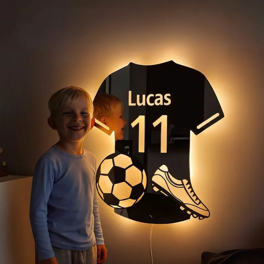 LumiGoal™ - Personalisierbares LED-Spiegel-Trikot